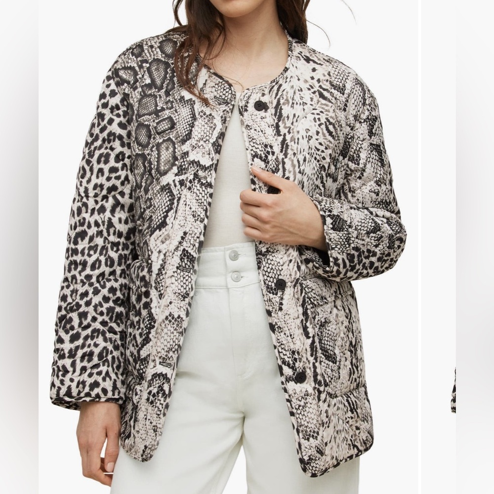 All Saints Women’s Quilted Jacket - Sz10